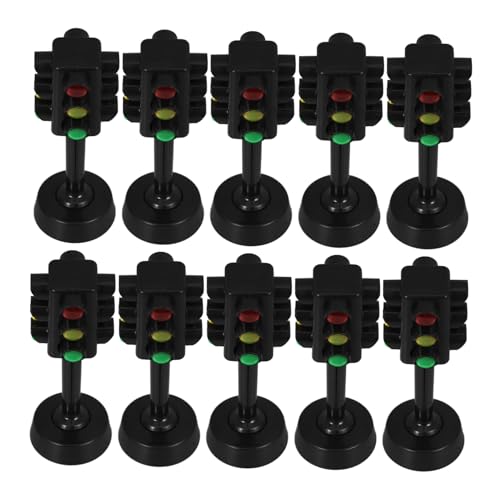 ibasenice 10stücke Mini Verkehrssignal Lampen Teiliges Verkehrsampel Spielzeug Für -Spielzeug Mit Realistischem Licht Für Modellbau Und Kreative Spiele von ibasenice
