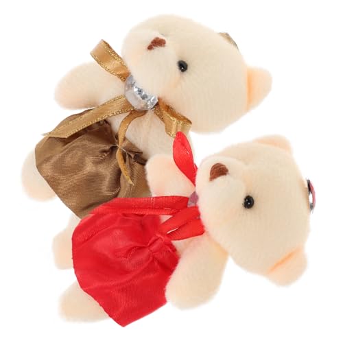 ibasenice 10 Stück Bärenpuppe Kauspielzeug Angelspielzeug Nymphensittich Schmelzset Herbst Serviettenring Babyspielzeug Hühnerstall Schild Kostüme Henne Netzdekoration Liebhaber von ibasenice