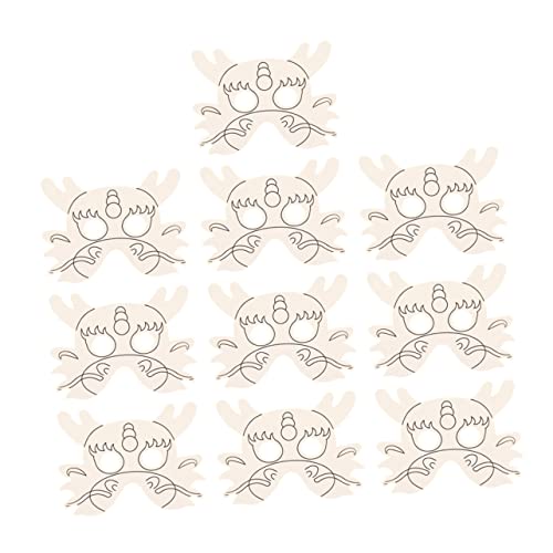 ibasenice 10 Stück DIY Graffiti Papier Drachenmaske Set Teiliges Bastelset für Leere Masken zum Ausmalen Kreative Malmaterialien für Fantasievolle Spiele und Kunstprojekte ibasenice 10 Stück DIY Graffiti Papier Drachenmaske Set Teiliges Bastelset für Leere Masken zum Ausmalen Kreative Malmaterialien für Fantasievolle Spiele und Kunstprojekte von ibasenice
