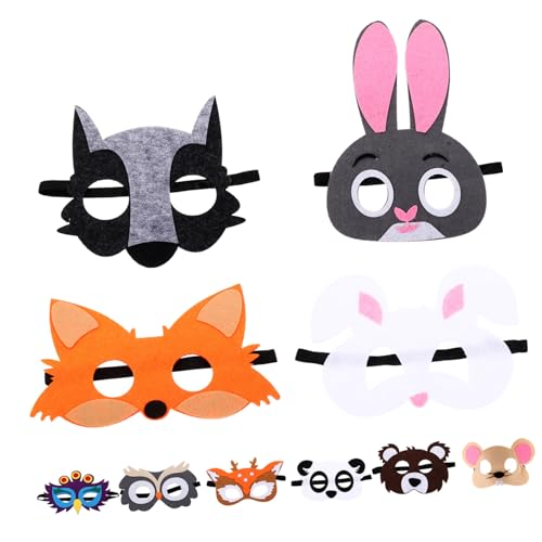 ibasenice 10stücke Tiermasken Vliesstoff Für Dschungel-mottoparty Wiederverwendbare Lustige Tiermasken Für Erwachsene Für Und Halloween-dekoration ibasenice 10stücke Tiermasken Vliesstoff Für Dschungel-mottoparty Wiederverwendbare Lustige Tiermasken Für Erwachsene Für Und Halloween-dekoration von ibasenice