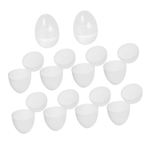ibasenice Interaktive Offene Ostereier 10 Stück Befüllbare Plastikkugeln Osterparty-zubehör Leckereien Für Die Osterjagd Hohle Eier Für Dekorationen von ibasenice