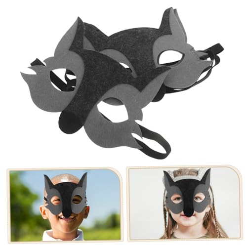ibasenice 10 Stück Filz Wolfmasken Halbgesicht Tiermaske Halloween Kostüm Zubehör für Fantasievolles und Partyspaß Leichten Bunten Farben ibasenice 10 Stück Filz Wolfmasken Halbgesicht Tiermaske Halloween Kostüm Zubehör für Fantasievolles und Partyspaß Leichten Bunten Farben von ibasenice