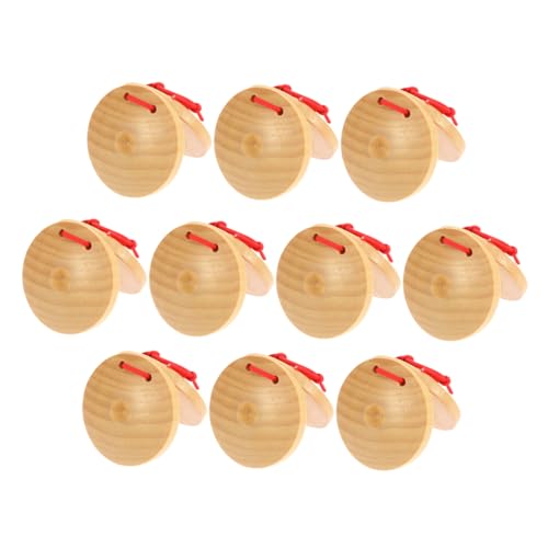 ibasenice 10 Stück Fingerkastagnetten Für Kinder: Musikinstrumente Aus Holz Für Kleinkinder Im Vorschulalter, Pädagogisches Rhythmusspielzeug, Orff-musiklernwerkzeuge Für Anfänger ibasenice 10 Stück Fingerkastagnetten Für Kinder: Musikinstrumente Aus Holz Für Kleinkinder Im Vorschulalter, Pädagogisches Rhythmusspielzeug, Orff-musiklernwerkzeuge Für Anfänger von ibasenice
