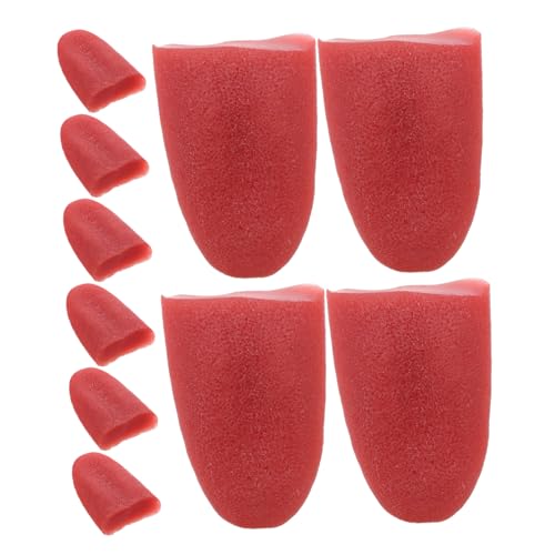 ibasenice 10 Stück Gefälschte Zunge Halloween Horror Requisiten Gefälschte Zunge Dehnbare Requisite Requisite Tricks von ibasenice