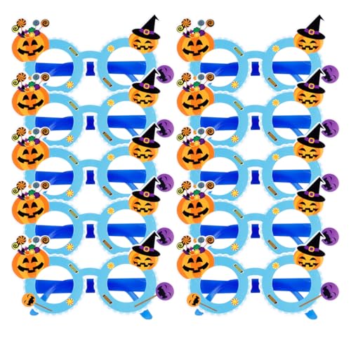 ibasenice 10 Stück Halloween-Brille gläser Halloween-Spaßbrille brille für Partyartikel für Halloween-Sonnenbrille Partyzubehör für Papier Blue ibasenice 10 Stück Halloween-Brille gläser Halloween-Spaßbrille brille für Partyartikel für Halloween-Sonnenbrille Partyzubehör für Papier Blue von ibasenice