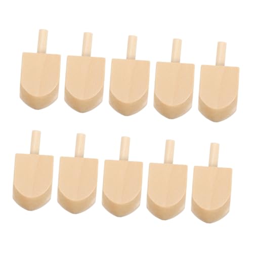 ibasenice 10 Stück Hölzerner Kreisel Mini-jüdischer Dreidel Chanukka-Dreidel-Dekorationen Bulk-Dreidel Chanukka-holzdreidel-bastelset Chanukka-Dreidel in Loser Schüttung Lotusbaum Beige ibasenice 10 Stück Hölzerner Kreisel Mini-jüdischer Dreidel Chanukka-Dreidel-Dekorationen Bulk-Dreidel Chanukka-holzdreidel-bastelset Chanukka-Dreidel in Loser Schüttung Lotusbaum Beige von ibasenice