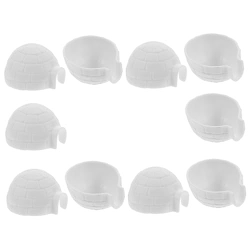 ibasenice 10 Stück Iglu Modell Feen Spielzeugfigur Iglu Miniatur Iglu Iglu Iglu Wasserkrug Mini Iglu Großes Iglu Miniatur Modell Iglu Spielkamerad Weißer Kunststoff ibasenice 10 Stück Iglu Modell Feen Spielzeugfigur Iglu Miniatur Iglu Iglu Iglu Wasserkrug Mini Iglu Großes Iglu Miniatur Modell Iglu Spielkamerad Weißer Kunststoff von ibasenice