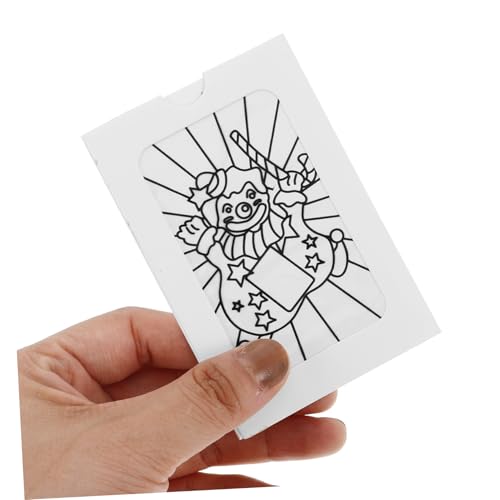 ibasenice 10 Stück Kleine Clown Farbwechselkarten Halloween Mitgebsel für Magische Postkarten Kreative Verwandlungsspielzeuge Bunte Farbwechsel Effekte für Jungen und Mädchen von ibasenice