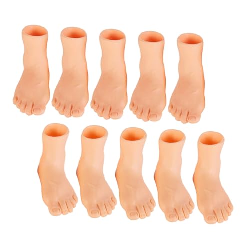 ibasenice 10 Stücke Links Rechts Katze Fuß Finger Puppet Spielzeug Miniatur Handpuppe Zeigen Requisiten Für Interaktive Spielen von ibasenice