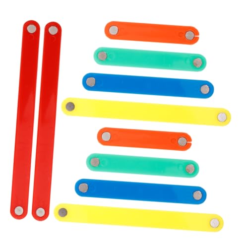 ibasenice 10 Stück Magnetische Bausteine für Kreative Geometrische Strips für Interaktives Lernen von Mathematik und Problemlösungsfähigkeiten für Kindergarten und Zuhause ibasenice 10 Stück Magnetische Bausteine für Kreative Geometrische Strips für Interaktives Lernen von Mathematik und Problemlösungsfähigkeiten für Kindergarten und Zuhause von ibasenice
