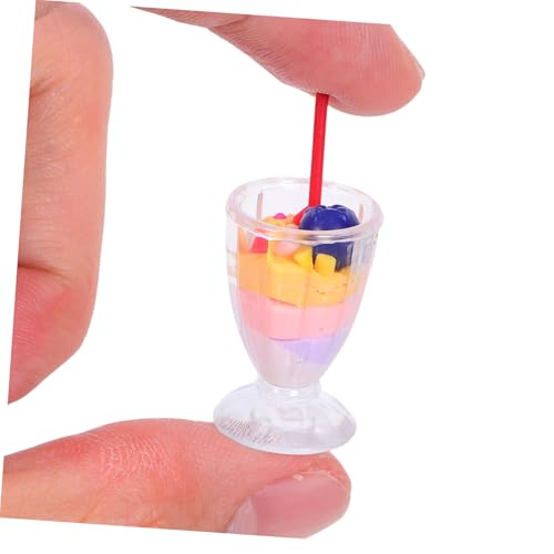 ibasenice 10 Stück Maßstab Realistische Puppenhaus Dekoration Winzige Dessertfiguren DIY Micro Landschaft für Sammler von ibasenice