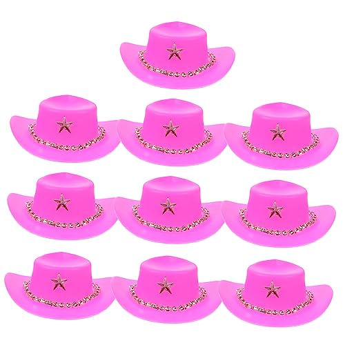 ibasenice 10 Stück Mini Cowboyhüte Niedliche Miniaturhüte für Puppen für Cosplay und Puppenfotografie Dekorative Hüte für Partys Farbvielfalt für Kreative Spielideen ibasenice 10 Stück Mini Cowboyhüte Niedliche Miniaturhüte für Puppen für Cosplay und Puppenfotografie Dekorative Hüte für Partys Farbvielfalt für Kreative Spielideen von ibasenice