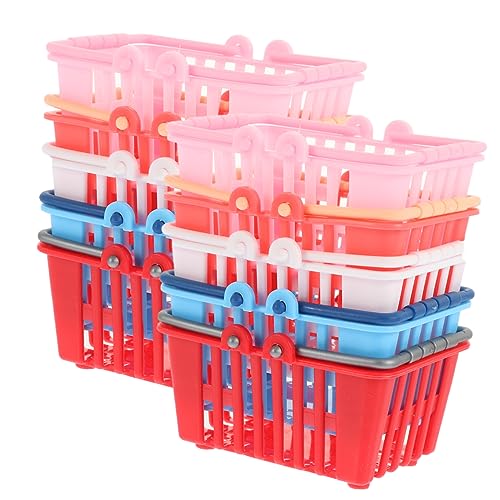ibasenice 10 Stück Mini Einkaufskorb Teiliges Korb für Puppenhaus Deko Kreative Mini Aufbewahrungskörbe für DIY Projekte ibasenice 10 Stück Mini Einkaufskorb Teiliges Korb für Puppenhaus Deko Kreative Mini Aufbewahrungskörbe für DIY Projekte von ibasenice