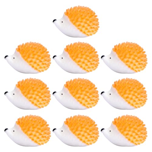 ibasenice 10stücke Miniatur Igel Figuren Teiliges Resin Für Garten Und Mikrolandschaften Niedliche Dekoration Für Blumenbeete Töpfe Und -projekte Tierornamente Für Außenambiente von ibasenice
