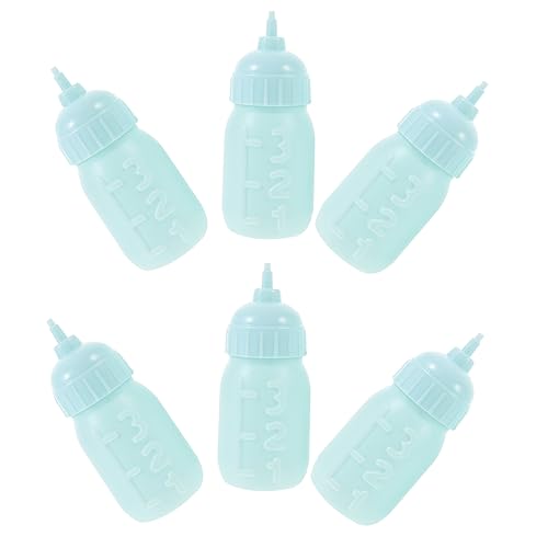 ibasenice 10 Stück Mini Puppenflaschen Babyspielzeug Babypuppe Gefälschte Babyflaschen Puppen Babyflaschen Kinderpuppenzubehör Puppenhausspielzeug Miniatur Saftflaschen Kleine von ibasenice