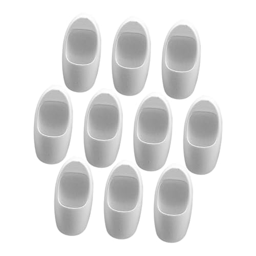 ibasenice 10 Stück Mini Toilettenmodell Dekor Miniatur Badezimmerspielzeug Mikro Landschaftsmöbel Miniatur Toilette Mikro Toilettenmodell Mini Urinal Zum Basteln Kunststoff Weiß von ibasenice