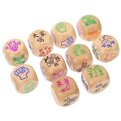 ibasenice Holzwürfel Bastelwürfel Spielwürfel Spielzeug Für Jungen Und Mädchen Familientreffen ibasenice Holzwürfel Bastelwürfel Spielwürfel Spielzeug Für Jungen Und Mädchen Familientreffen von ibasenice