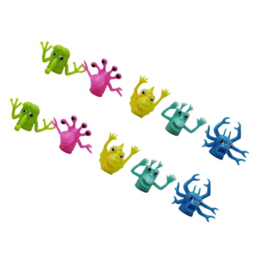 ibasenice 10 Stück Fingerpuppen Monster Spielzeug Material - Reißen Storytelling Finger Kreaturen Spielzeug Puppen Für Jungen Und Mädchen von ibasenice