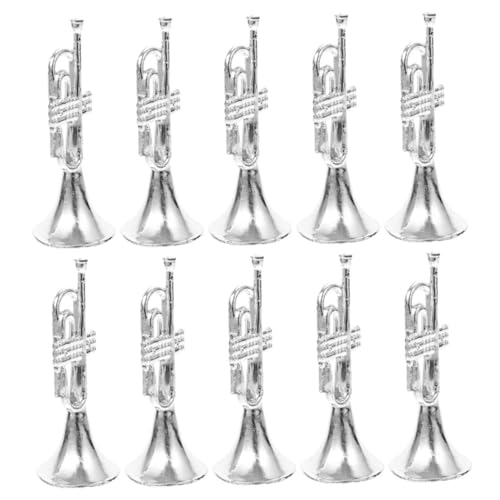 ibasenice Mini-Musik-weihnachtsinstrument-Figur Musikinstrument-Modell Für Mini- - Kleinste Trompeten-bastelarbeit von ibasenice
