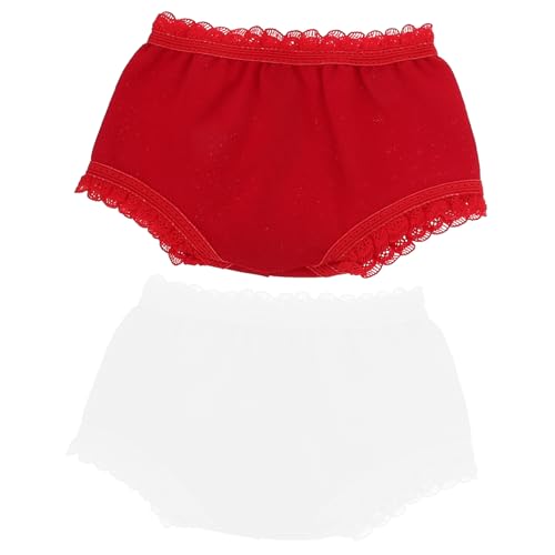 ibasenice 10 Stück Puppen-spitzenhöschen Mädchen Große Puppe Mädchenpuppe Mädchen Puppe Mini-Puppen Plüschpuppe Puppensachen Puppenzubehör Puppe Kostüm Stoff von ibasenice