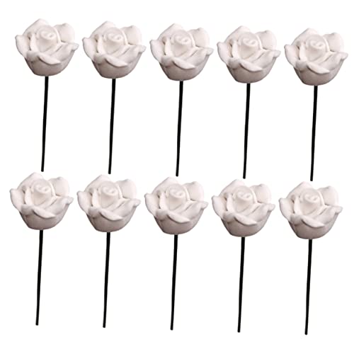 ibasenice 10 Stück Puppenhaus Dekoration Puppenhaus Blumen Süßes Kleine Simulationsszene Miniatur Rosen Kunstblumen Kleines Winziges Mini Blumenmodell Mini Rose Weißer Ton ibasenice 10 Stück Puppenhaus Dekoration Puppenhaus Blumen Süßes Kleine Simulationsszene Miniatur Rosen Kunstblumen Kleines Winziges Mini Blumenmodell Mini Rose Weißer Ton von ibasenice