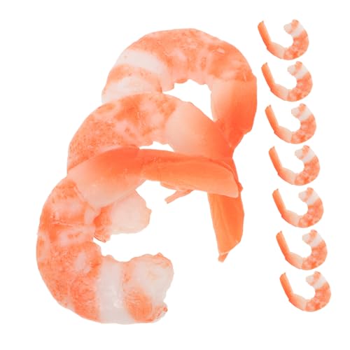 ibasenice 10 Stück Realistische Garnelen Anhänger Künstliche Gegarte Garnelen Schlüsselanhänger Dekoration für Cosplay Festival Taschenanhänger ibasenice 10 Stück Realistische Garnelen Anhänger Künstliche Gegarte Garnelen Schlüsselanhänger Dekoration für Cosplay Festival Taschenanhänger von ibasenice