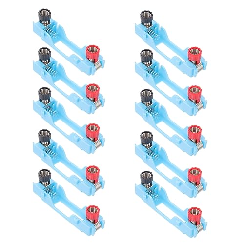 ibasenice Präzise Gefertigter Physik-batteriehalter Aus Kunststoff für Pädagogische Experimente und Das Lernen Von Schaltkreisen 10 Stück von ibasenice