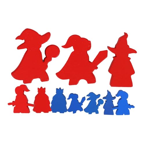 ibasenice 10 Stück Schachzubehör Spiel Planke Tischmarker Schach Ersatz Schachbrett Schach Schachbrett Zubehör Holz von ibasenice