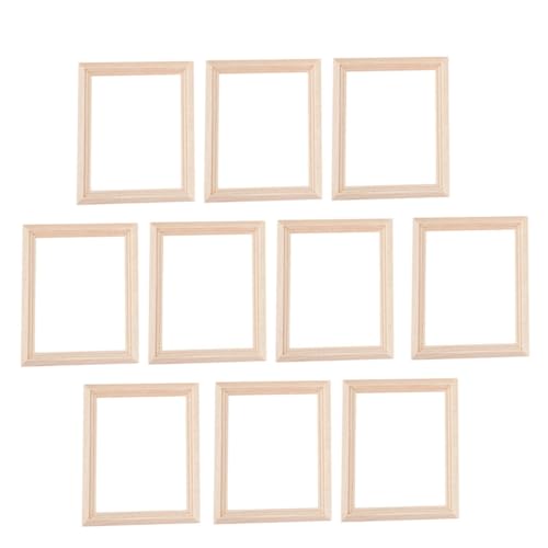 ibasenice 10 Stück Simulationsfotorahmen bastelzeug Craft Geschenkeidee handwerkskunst kucheltier Toys DIY-Miniaturhaus-Bausätze Figuren Simulationsbilderrahmen Mini-Dekoration hölzern Khaki ibasenice 10 Stück Simulationsfotorahmen bastelzeug Craft Geschenkeidee handwerkskunst kucheltier Toys DIY-Miniaturhaus-Bausätze Figuren Simulationsbilderrahmen Mini-Dekoration hölzern Khaki von ibasenice