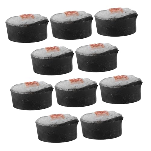 ibasenice 10 Stück Sushi Set Teiliges DIY für Erwachsene Kreative Bastelerfahrung mit Künstlichen Sushi Stücken für Lernspiele und Dekoration oder Büro von ibasenice