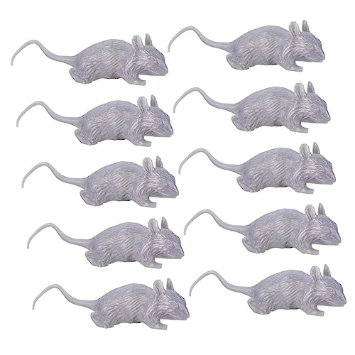 ibasenice 10 Stück Teiliges Halloween Deko Simulation Kunststoff Fake Mäuse Realistische Gruselige Party Streich für Drinnen und Draußen ibasenice 10 Stück Teiliges Halloween Deko Simulation Kunststoff Fake Mäuse Realistische Gruselige Party Streich für Drinnen und Draußen von ibasenice
