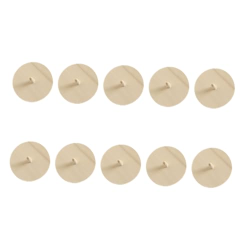 ibasenice 10 Stück Teiliges Holzspielzeug DIY Holzkreisel für Naturbelassene Spinnkreisel zum Bemalen Fördert Kreativität Hand Auge koordination und Motorische Fähigkeiten Sicher und ibasenice 10 Stück Teiliges Holzspielzeug DIY Holzkreisel für Naturbelassene Spinnkreisel zum Bemalen Fördert Kreativität Hand Auge koordination und Motorische Fähigkeiten Sicher und von ibasenice
