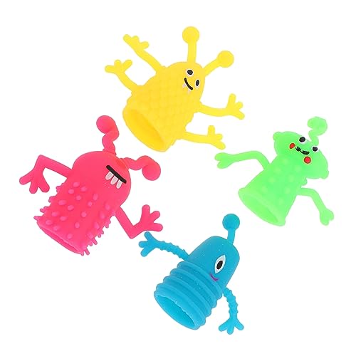 ibasenice 10 Stück Teiliges Mini Fingerpuppen aus TPR Material Halloween Finger Toy mit Verschiedenen Designs Interaktives Edukatives für Erwachsene für Kostümpartys und Karneval von ibasenice