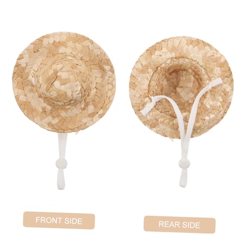 ibasenice 10 Stück Teiliges Mini Strohhüte Handgewebte Puppenhaus Hüte mit Kinnriemen Bambusmaterial für DIY Bastelbedarf und Dekorative Dollhouse Accessoires ibasenice 10 Stück Teiliges Mini Strohhüte Handgewebte Puppenhaus Hüte mit Kinnriemen Bambusmaterial für DIY Bastelbedarf und Dekorative Dollhouse Accessoires von ibasenice