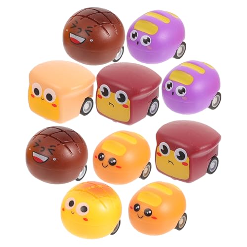 ibasenice 10 Stück Teiliges Spielzeugautos Pull Back Brotform Friktionsauto Bunte Cartoon Designs für Kleinkinder Mädchen Party Favors Sensorisches Reisespielzeug ohne Batterie ibasenice 10 Stück Teiliges Spielzeugautos Pull Back Brotform Friktionsauto Bunte Cartoon Designs für Kleinkinder Mädchen Party Favors Sensorisches Reisespielzeug ohne Batterie von ibasenice