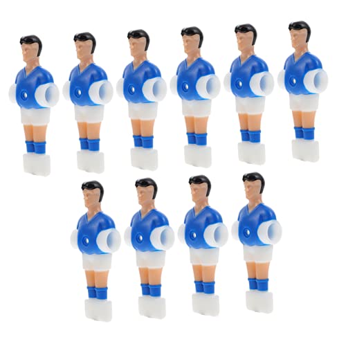 ibasenice 10stücke Fußballspieler Tischfußballmaschinenzubehör Desktop Fußball Spiel Spielzeug Fußballmänner Spieler Für Hobby-kickerstühle von ibasenice
