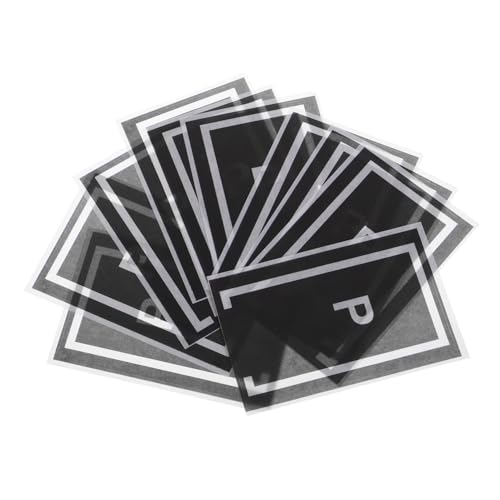 ibasenice Interaktive Spielzimmerdekoration 10-teiliges Auto-parkplatz-Aufkleber-Set Vinyl-wandaufkleber Für Kleinkinder Jungen Und Mädchenzimmer von ibasenice