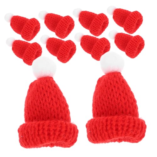 ibasenice 10 Stück Weihnachtsmützen Für Bastelprojekte Handgemachte Rote Weihnachtsmann ützen Kopfschmuck Und Partygeschenke Perfekt Für DIY Weihnachtsdeko Und Festliche ibasenice 10 Stück Weihnachtsmützen Für Bastelprojekte Handgemachte Rote Weihnachtsmann ützen Kopfschmuck Und Partygeschenke Perfekt Für DIY Weihnachtsdeko Und Festliche von ibasenice