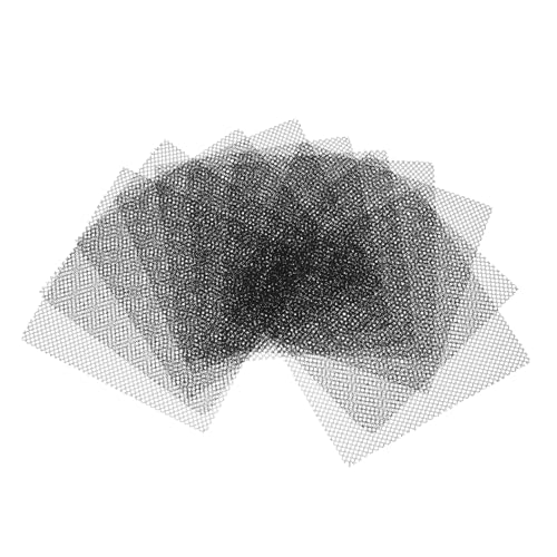 ibasenice 10 Stück Weiße Atmungsaktive Canvas-augen-netzblätter für Maskenherstellung Fursuit Cosplay Requisiten DIY Basteln Klare Sicht und Belüftung für Bühnenauftritte von ibasenice