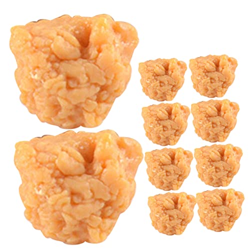 ibasenice Requisiten Für Gebackene Chicken Nuggets – 10 Stück Künstliche Lebensmittel Für Kinder Als Ladenzubehör Für Kinder ibasenice Requisiten Für Gebackene Chicken Nuggets – 10 Stück Künstliche Lebensmittel Für Kinder Als Ladenzubehör Für Kinder von ibasenice