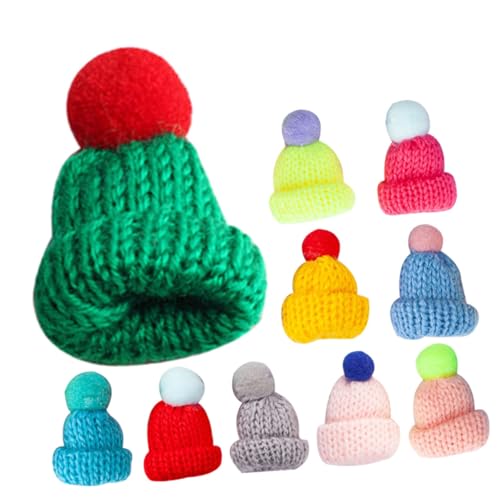 ibasenice 10 Stücke Tiny Hüte Für Handwerk Garn Mini Weihnachten Stricken Hüte Hüte Erwachsene ibasenice 10 Stücke Tiny Hüte Für Handwerk Garn Mini Weihnachten Stricken Hüte Hüte Erwachsene von ibasenice