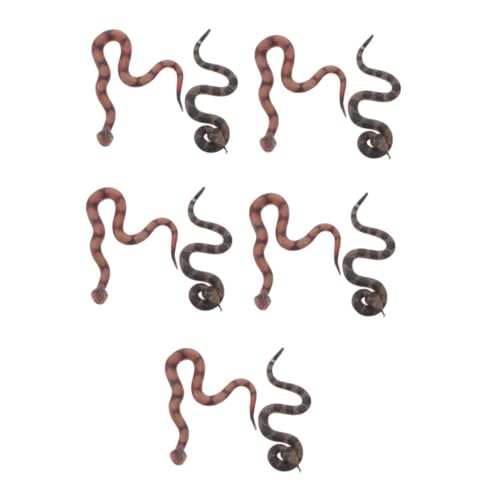 ibasenice 10 Teiliges Realistisches Schlangenspielzeug aus Flexiblem Gummi Detailgetreue Klapperschlange und Weiche Schlange Sicher für Haustiere für Halloween Garten Deko und ibasenice 10 Teiliges Realistisches Schlangenspielzeug aus Flexiblem Gummi Detailgetreue Klapperschlange und Weiche Schlange Sicher für Haustiere für Halloween Garten Deko und von ibasenice