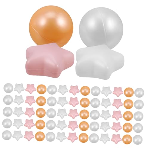 ibasenice 100 Stück Ballbecken Für Poolball Kindergrube Schaumkugeln Pitballs Spielzelt Bälle Für Babys Wasserbälle Aufblasbar Pit-bälle Für Spielmatte Eva von ibasenice