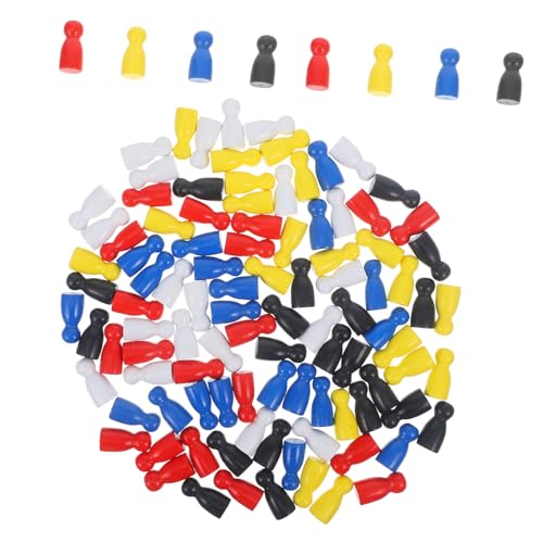 ibasenice 100 Stück Fliegendes Schach Für Tischläufer Schachbrett Schach Spielmarken Spielzubehör Tabletop-spielkomponente Token Für Brettspiele Brettspiele Bauern Kiefernholz von ibasenice