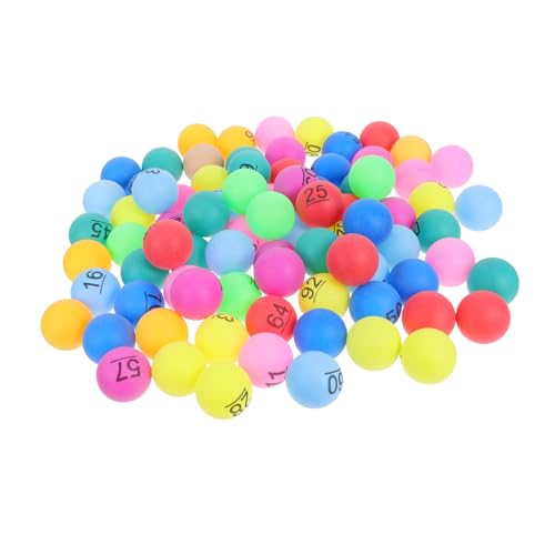 ibasenice 100 Stück Große Nummerierte Bingo Kugeln Kunststoffkugeln für Spiele und Bildungsaktivitäten für Partys und Veranstaltungen ibasenice 100 Stück Große Nummerierte Bingo Kugeln Kunststoffkugeln für Spiele und Bildungsaktivitäten für Partys und Veranstaltungen von ibasenice