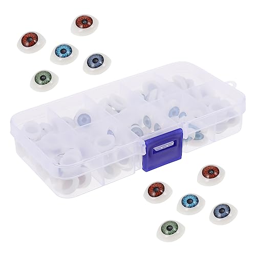 ibasenice 100 Stück Halloween Augen Deko Realistische Acryl Augäpfel für Gruselige Dekorationen für Halloween Partys und DIY Bastelprojekte Zufällige Farbe ibasenice 100 Stück Halloween Augen Deko Realistische Acryl Augäpfel für Gruselige Dekorationen für Halloween Partys und DIY Bastelprojekte Zufällige Farbe von ibasenice