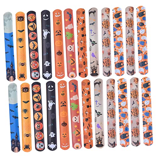 ibasenice 100 Stück Halloween Slap Armbänder Zufällige Muster für Party Mitgebsel und Dekoration Halloween Partyzubehör für Jungen und Mädchen ibasenice 100 Stück Halloween Slap Armbänder Zufällige Muster für Party Mitgebsel und Dekoration Halloween Partyzubehör für Jungen und Mädchen von ibasenice