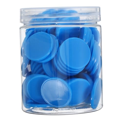 ibasenice Runde Blanko-Chips 100 Stück Zählchips Aus Abs-Material Lernspielmarker Perfekt Für Kinder Und Klassenzimmer von ibasenice