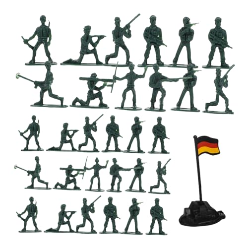 ibasenice 100 Stück Mini-Soldatenmodell Figuren Miniaturen für Modellbau Sandtischfiguren Miniatures Miniaturmenschen Miniaturszenen Menschenmodelle Plastik von ibasenice