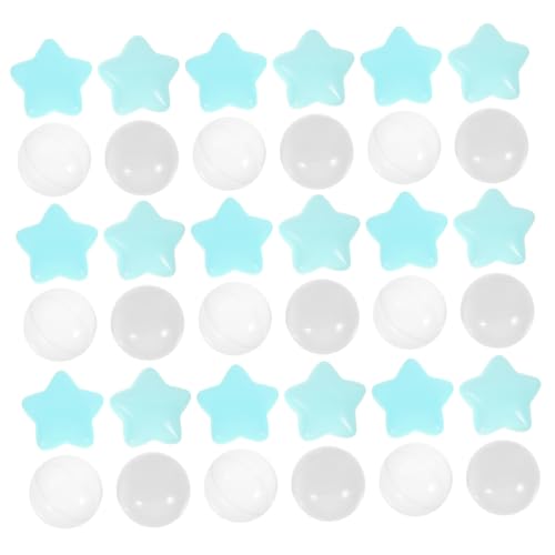 ibasenice 100 Stück Ozeanbälle Pool Float Poolspielzeug Bubble Inflatables Strandbälle Aufblasbarer Ring Große Aufblasbare Bälle Aqua Sponge Pit Schwimmbad Spiel Pool Aufblasbare Bälle Pool von ibasenice